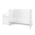 Letto MAXI PLUS NEW white /Letto per bambini+mobiletto multifunzionale/